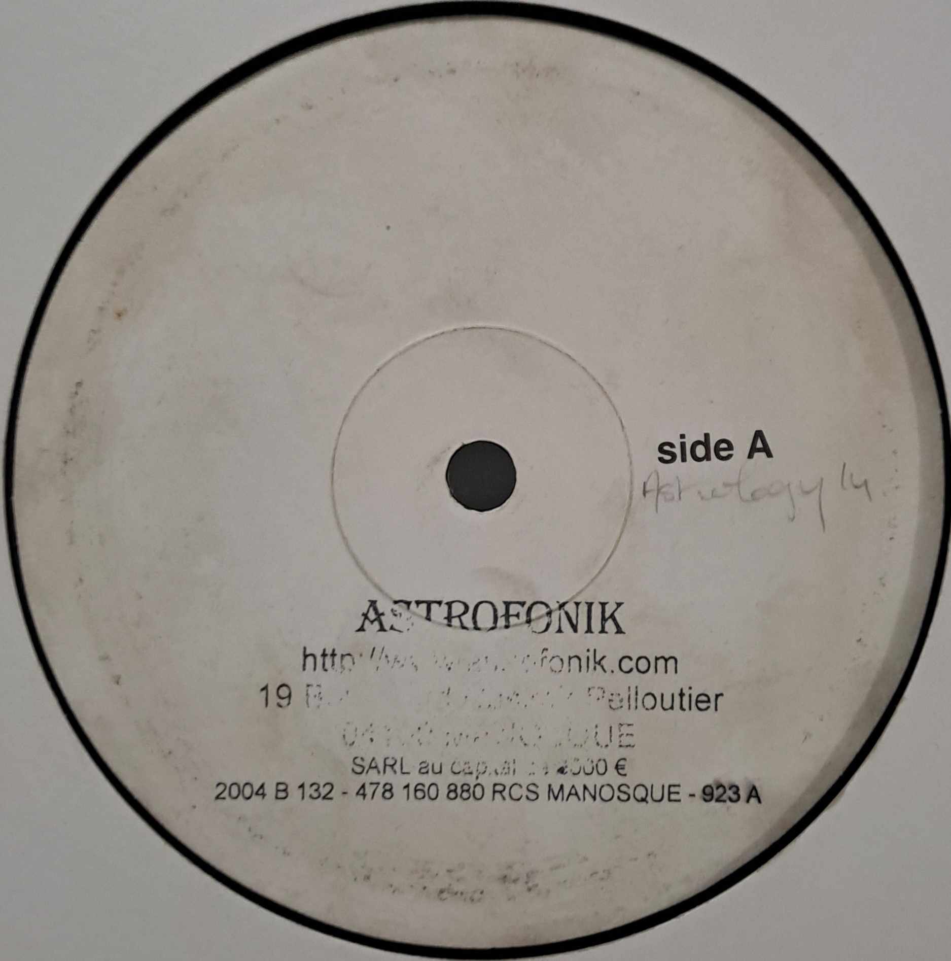 Astrology 14 (white label) - vinyle freetekno